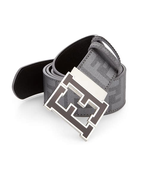 fendi belts men's|fendi men's reversible belt.